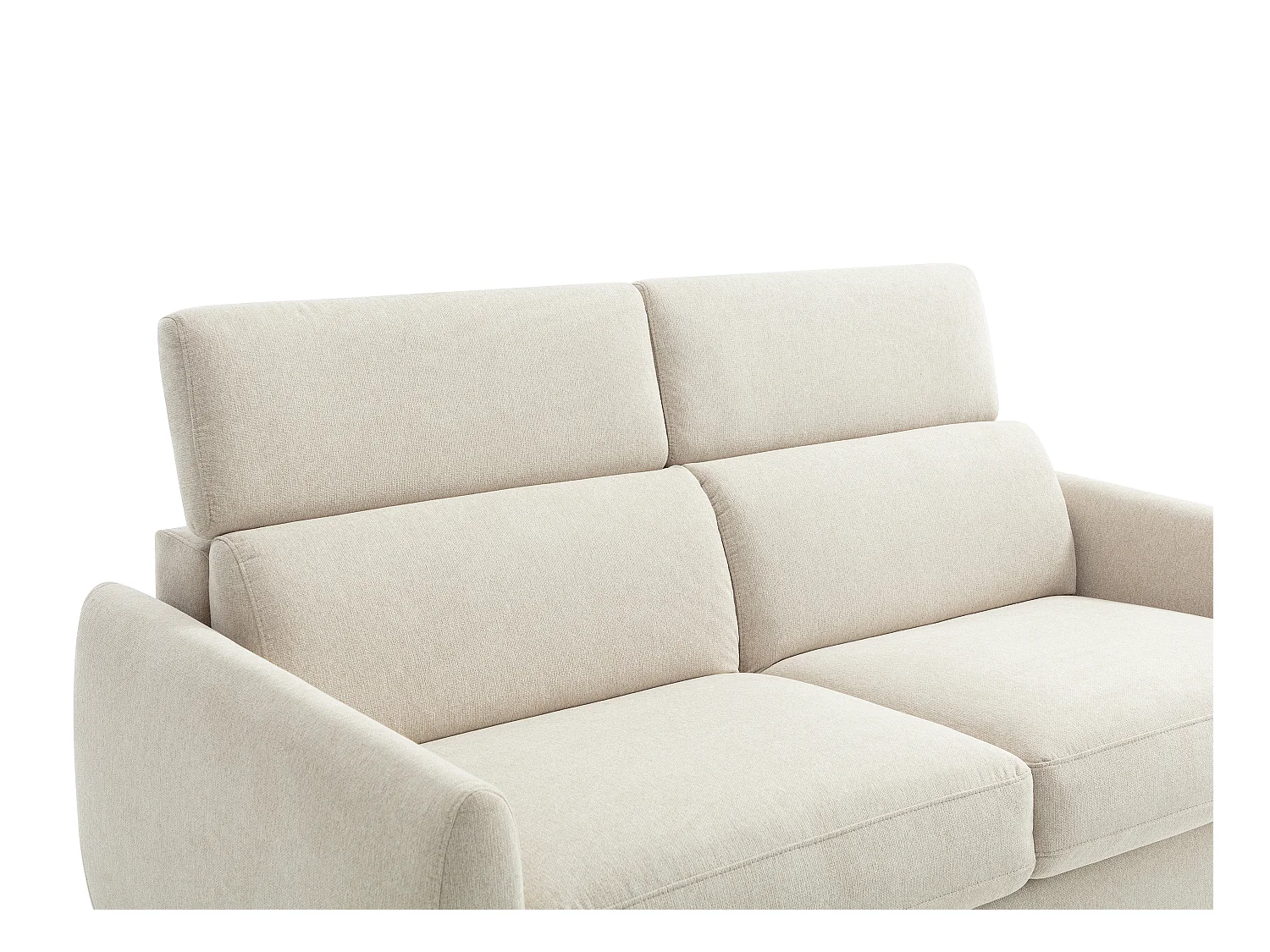 3-seters sovesofaekspressløsning i beige stoff SOVALI