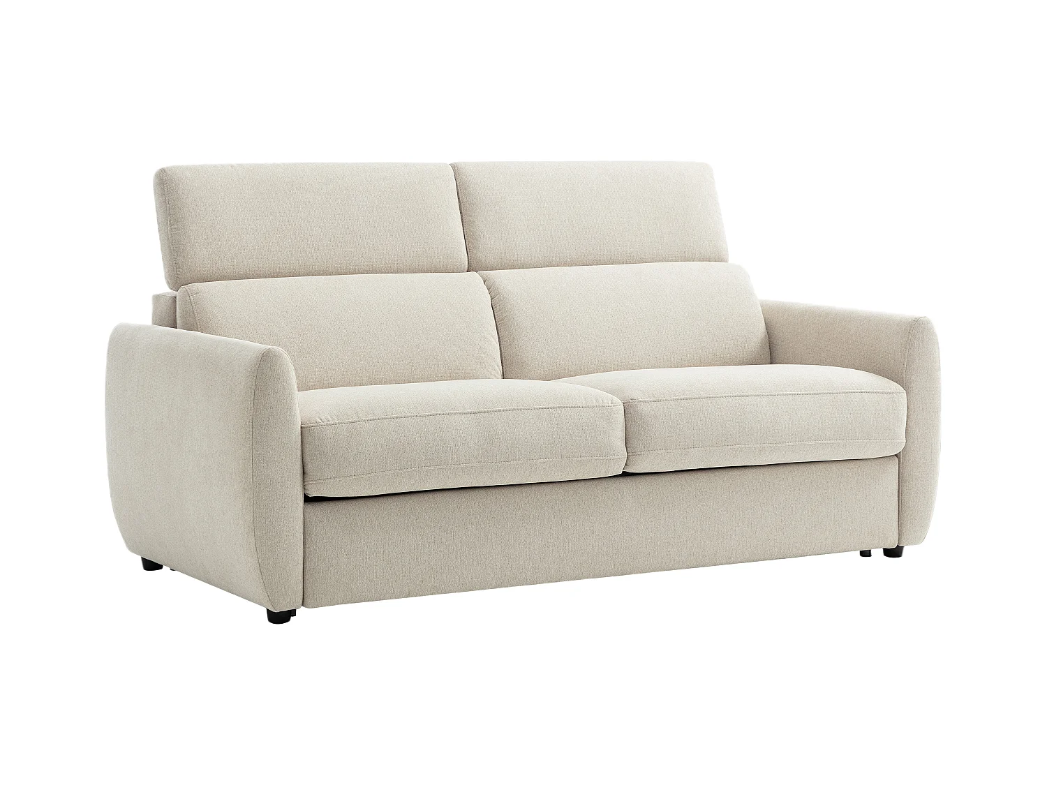 3-seters sovesofaekspressløsning i beige stoff SOVALI