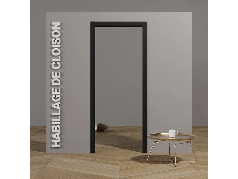 Habillage de Cloison 1 m - Noir