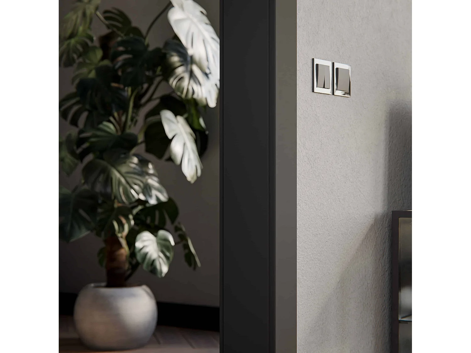 Habillage de Cloison 2.20 m - Noir