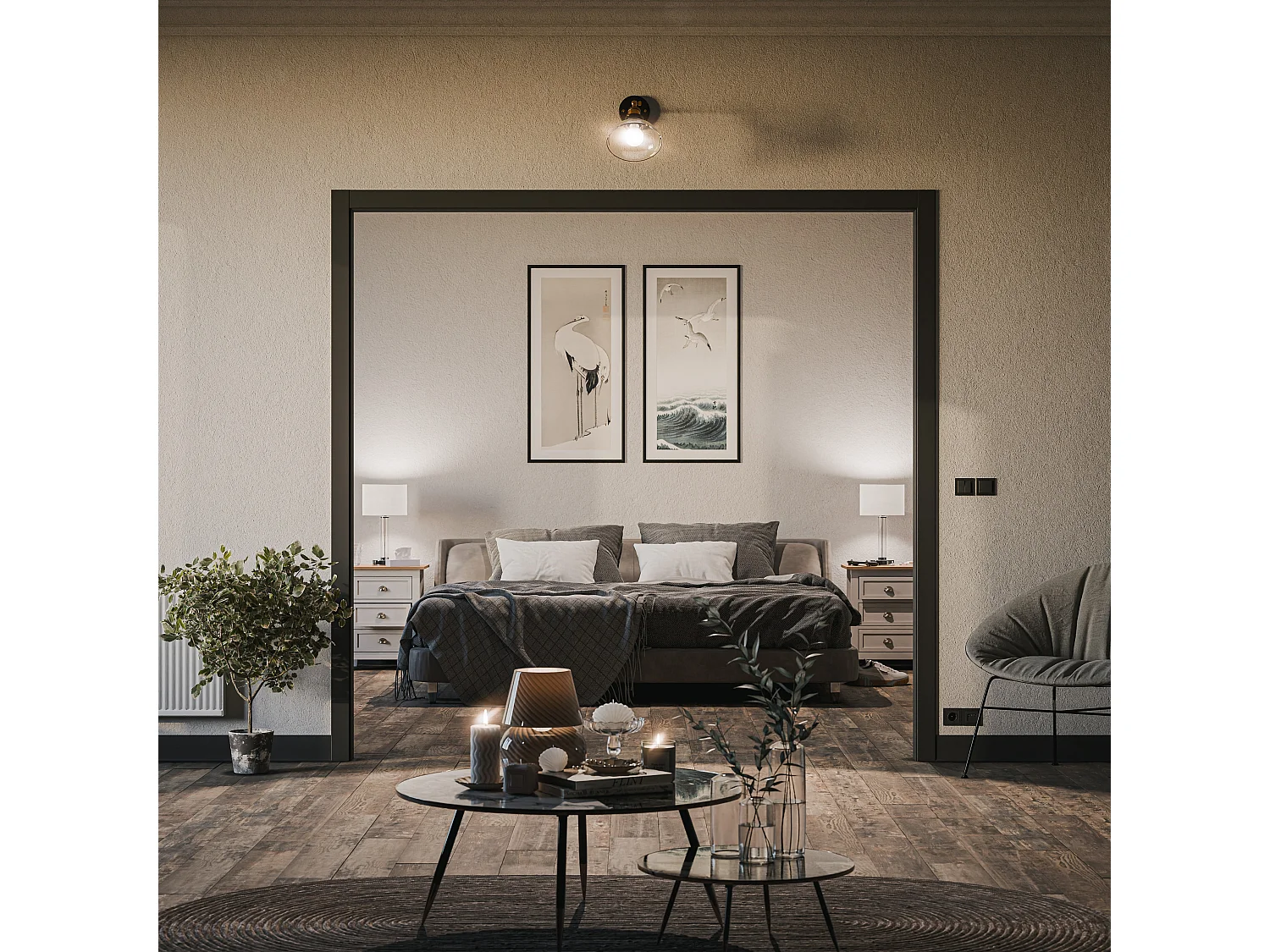 Habillage de Cloison 2.20 m - Noir