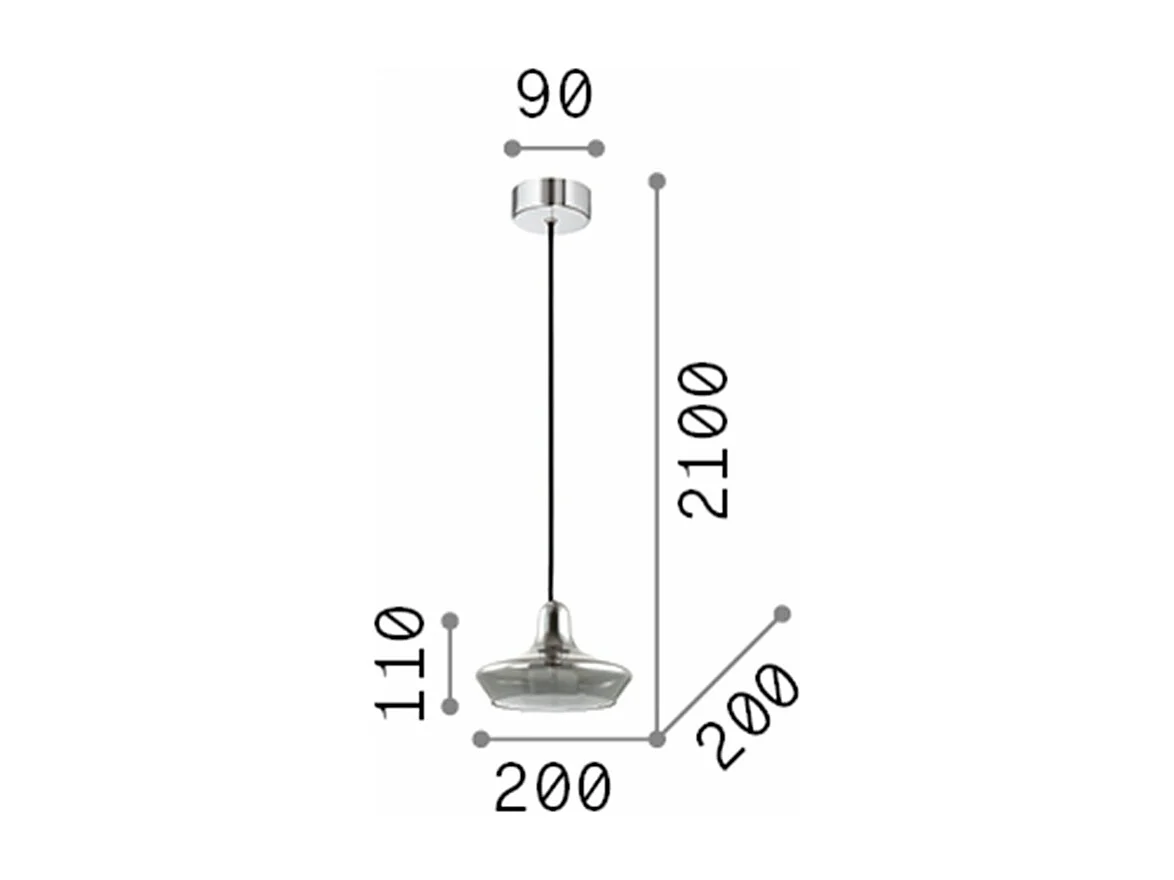LIDO-3 SP1, vering, Ideal Lux