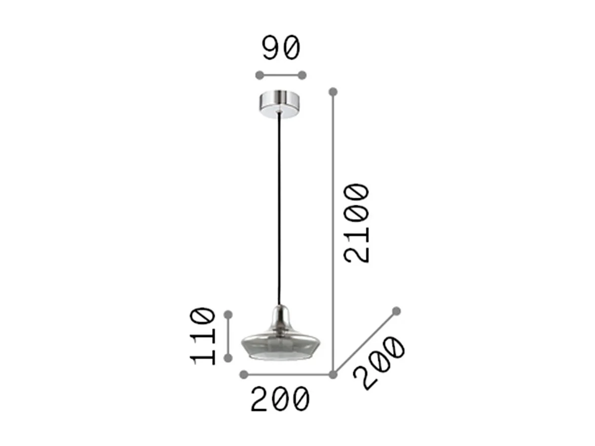 LIDO-3 SP1, Suspension, Idéal Lux