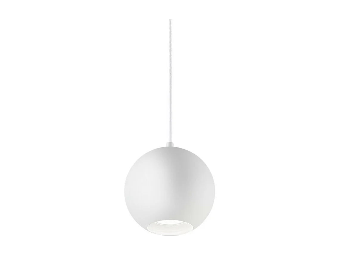 Ideal Lux MR Suspension d'intérieur Globe à 1 lumière, blanc, GU10
