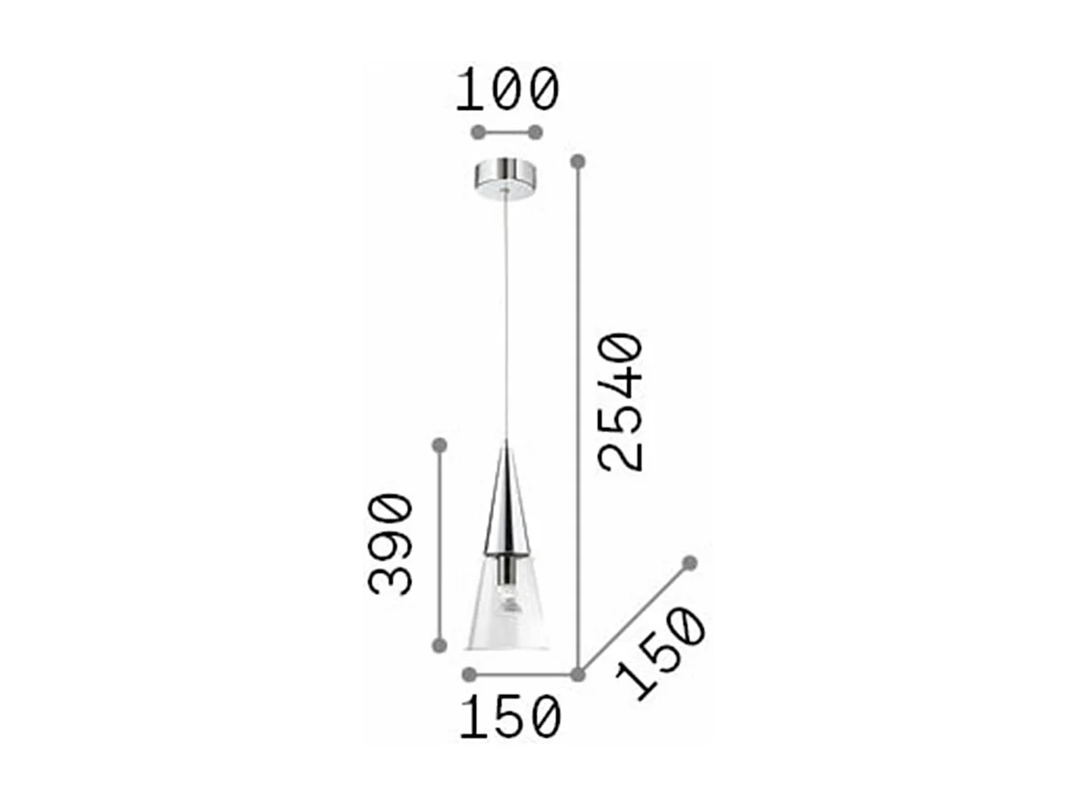 CONO SP1, vering, Ideal Lux