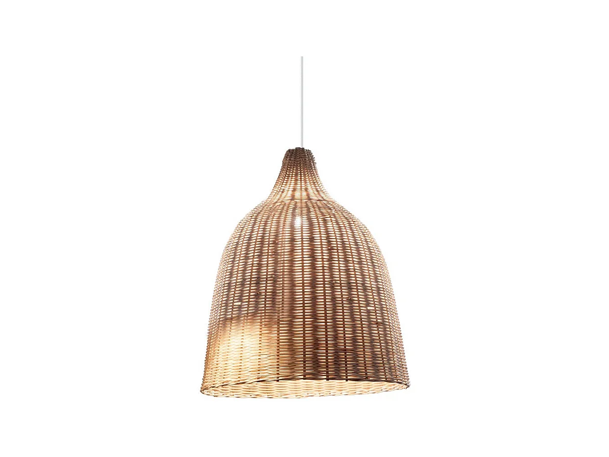 Suspensions dôme décoratives en bois, E27