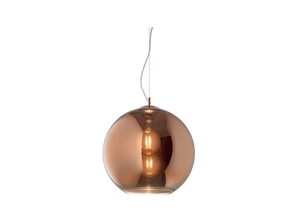 Ideal Lux NEMO Suspension d'intérieur Dome Plafonnier 1 Lumière Cuivre, E27
