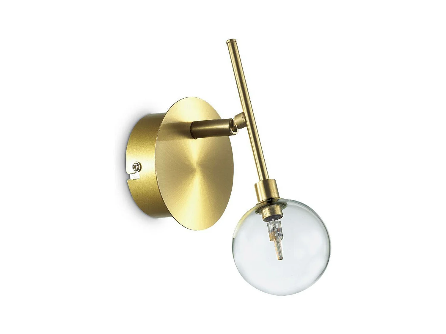 Ideal Lux Maracas - 1 Licht Wandleuchte Antik Messing