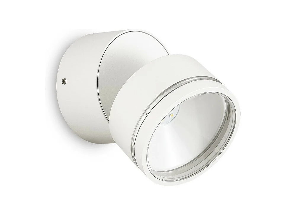 Ideal Lux OMEGA Spot Simple Rond Blanc IP54 4000K