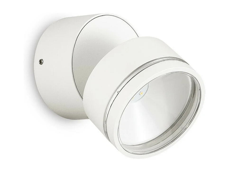 Ideal Lux OMEGA Spot Simple Rond Blanc IP54 4000K