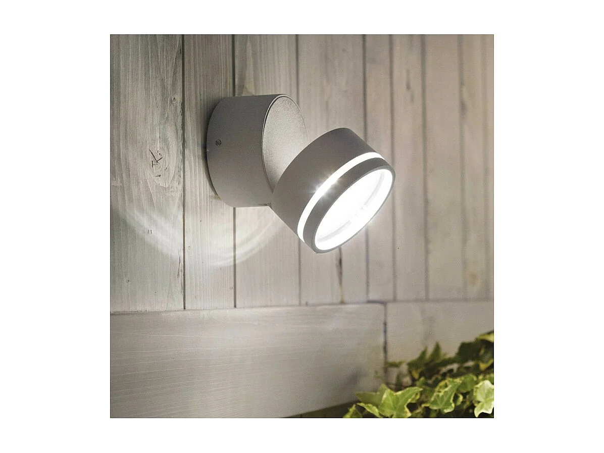 Ideal Lux OMEGA Spot Simple Rond Noir IP54 4000K