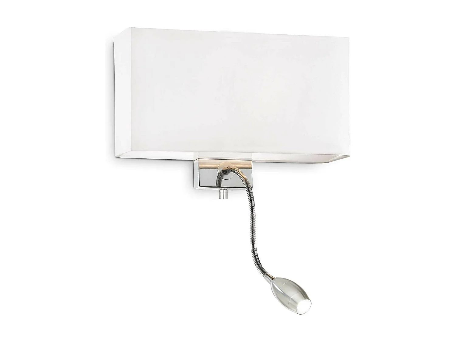 Ideal Lux Hotel Applique murale d'intérieur à 1 lumière, blanc, E27