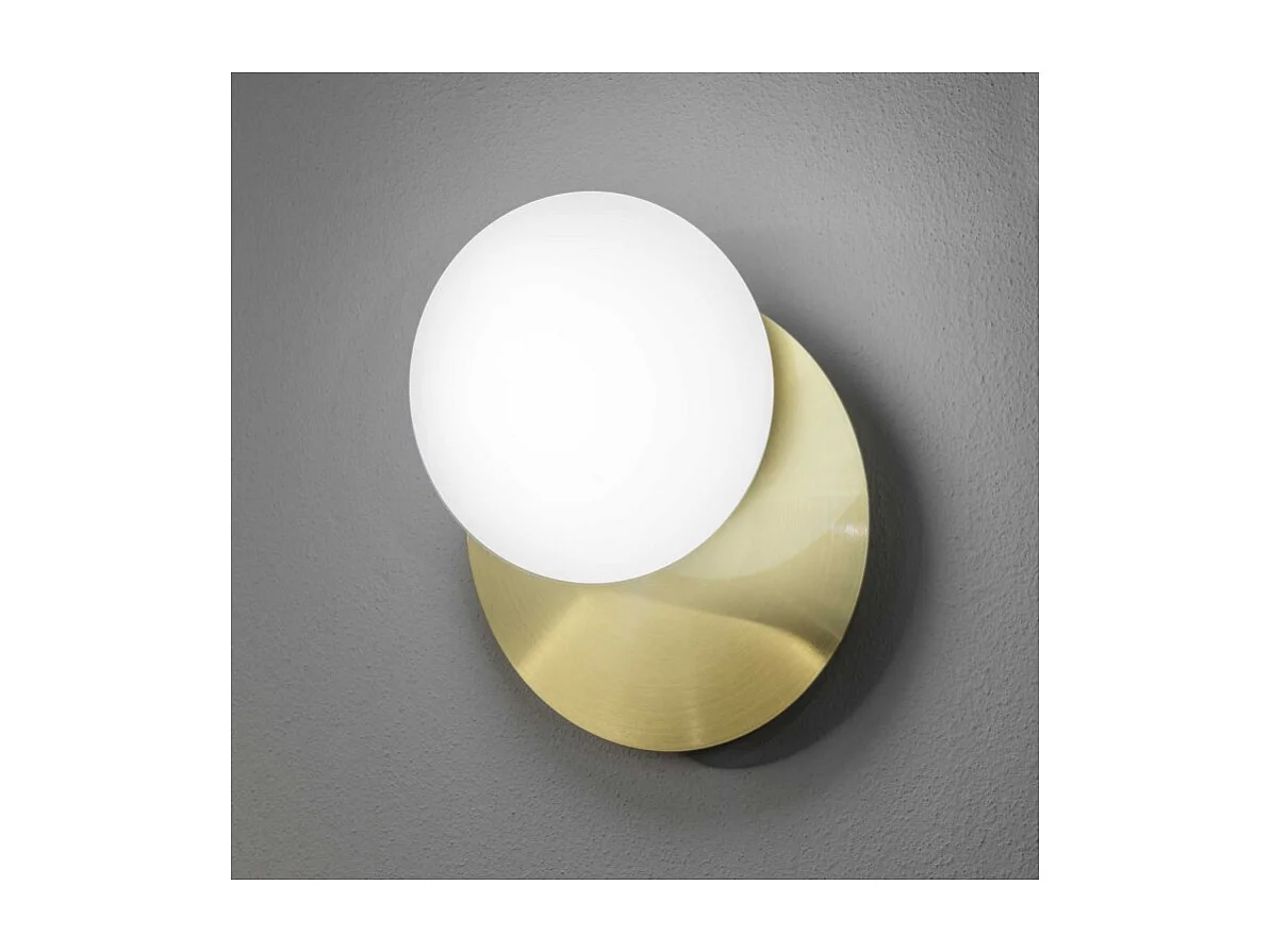 NINFEA AP1, messing appliqué, ideal lux