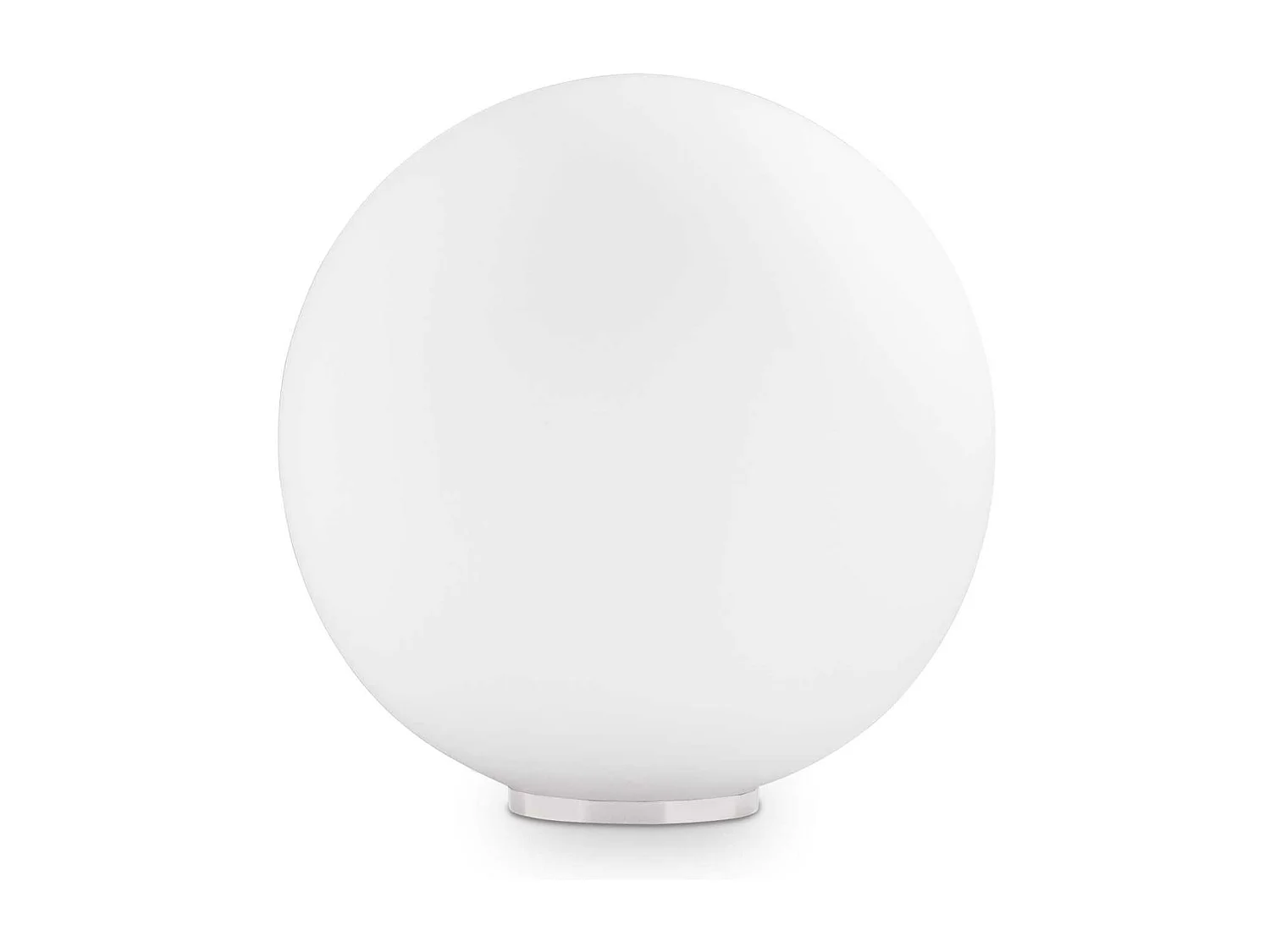 Ideal Lux Mapa Bianco Lampe de table / lampadaire à 1 ampoule Large Globe Blanc, E27