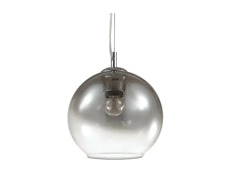 Ideal Lux Discovery Fade Grand luminaire suspendu à 1 ampoule globe chromé, E27