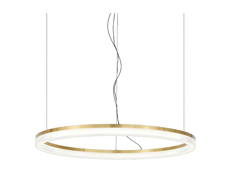 Ideal Lux CROWN Integrierte LED-Deckenleuchte, Messing, 3000 lm, 3000 K