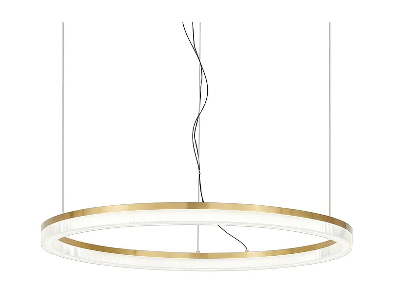 Ideal Lux CROWN Plafonnier Suspendu LED Intégré Laiton 4300Lm 3000K