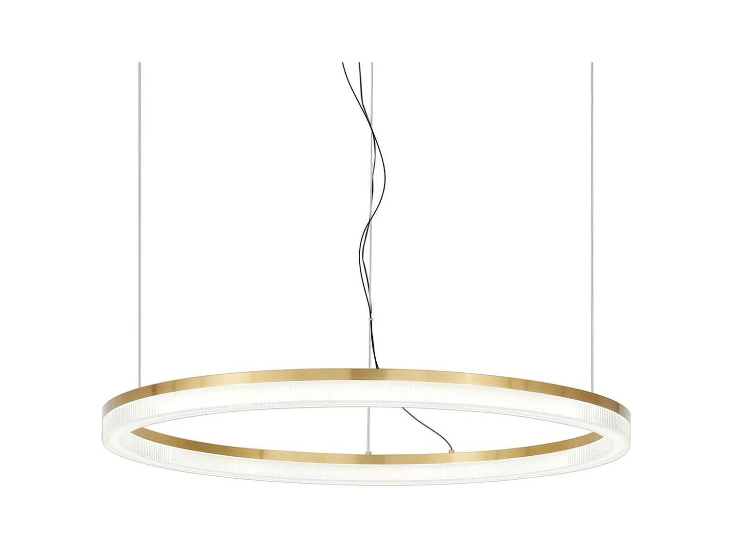 Ideal Lux CROWN Plafonnier Suspendu LED Intégré Laiton 4300Lm 3000K