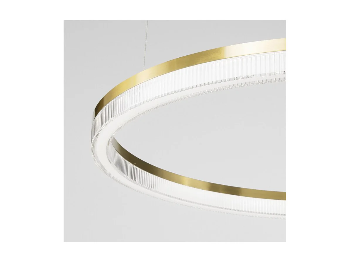Ideal Lux CROWN Plafonnier Suspendu LED Intégré Laiton 4300Lm 3000K