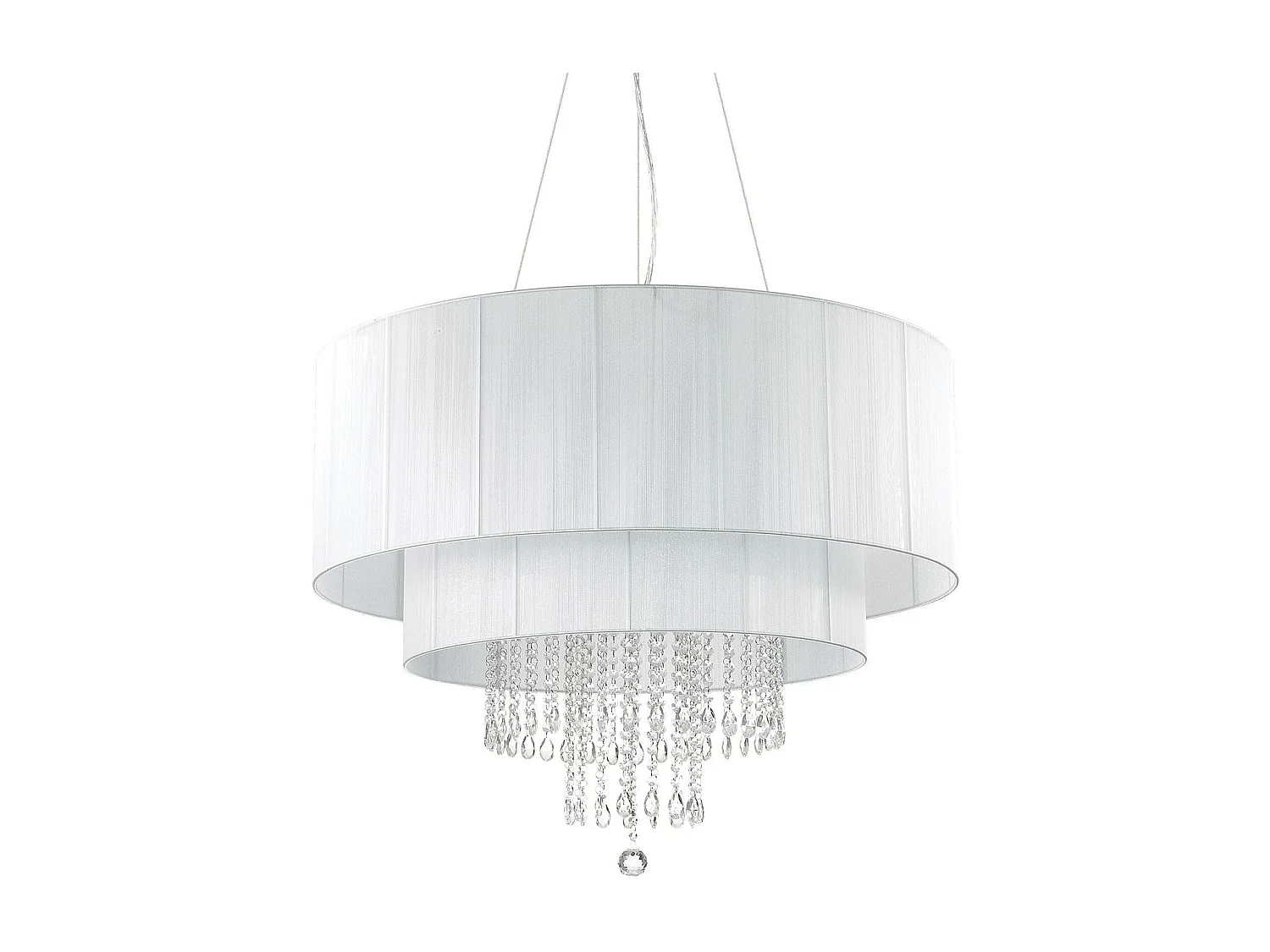 Ideal Lux Opera - Lámpara colgante de techo blanca