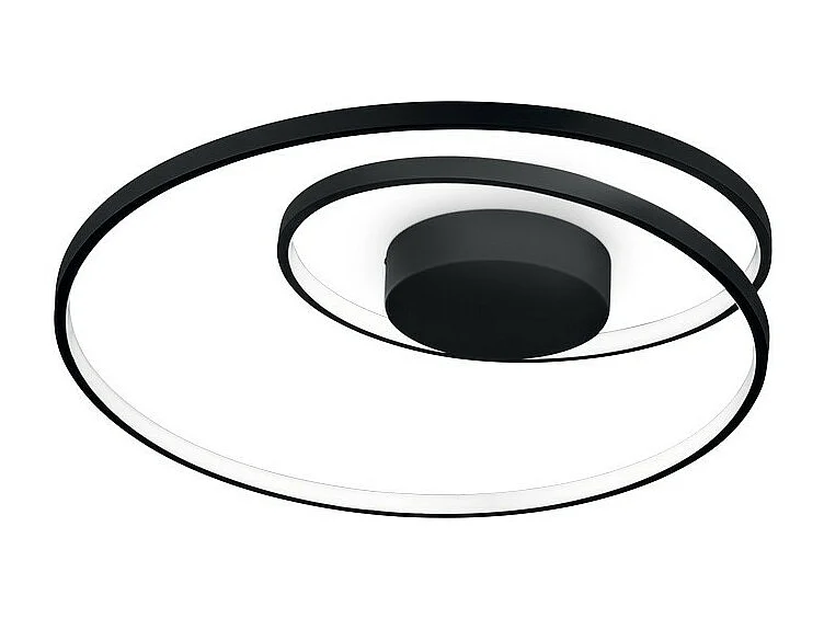 LED Dekorativer Swirl Integriertes LED Halbbündiges Licht Schwarz, 3000K