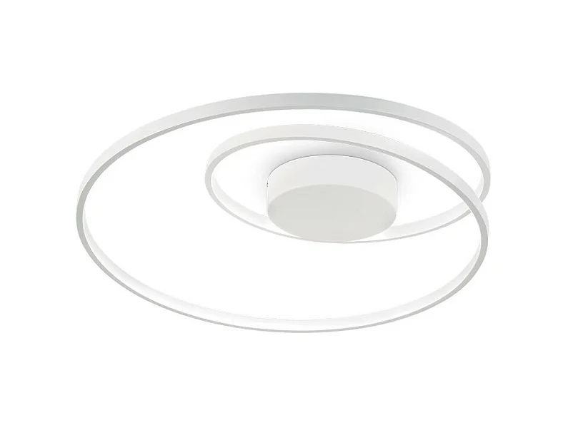 Lumière semi-affleurante LED décorative Swirl intégrée Blanc, 3000K