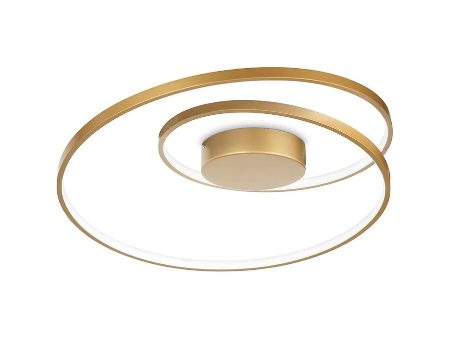 Ideal Lux OZ Laiton semi-affleurant à DEL intégré tourbillonnant à intensité variable, 3000K