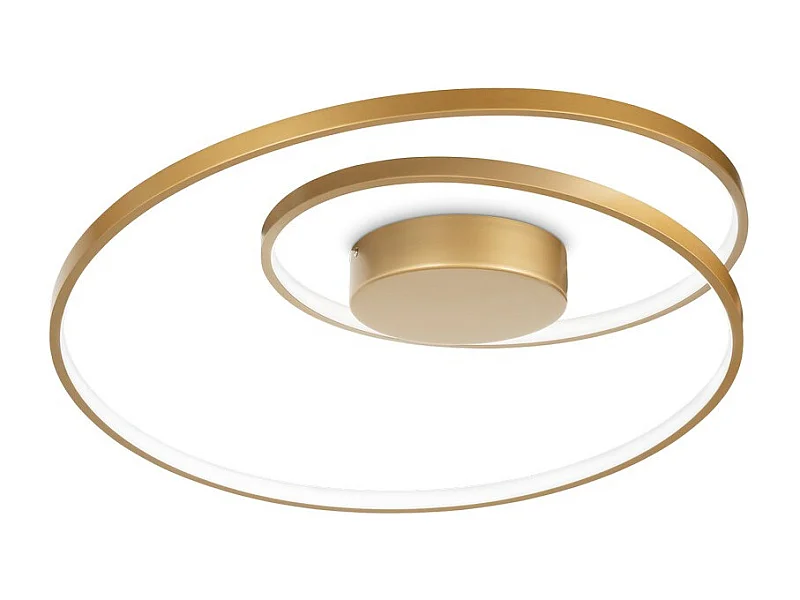 Ideal Lux OZ Luce semi-incasso a LED integrata a spirale dimmerabile in ottone, 3000K