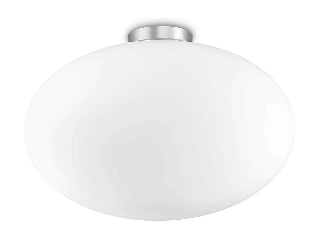 Ideal Lux Candy Plafonnier à 1 ampoule Globe Blanc, E27