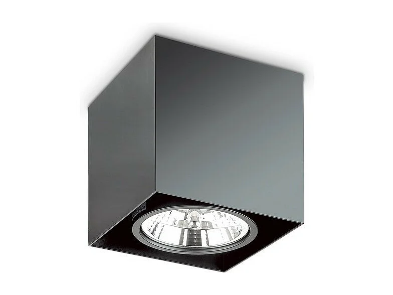 Ideal Lux MOOD Plafonnier intérieur à 1 lumière, noir, GU10