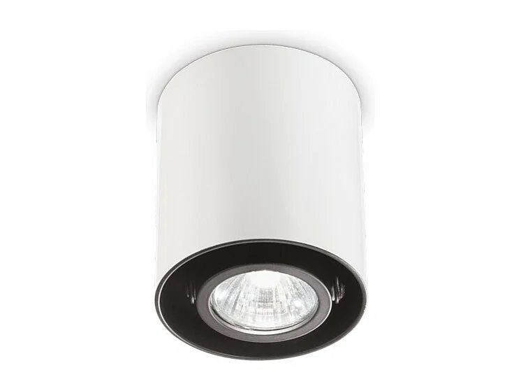 Ideal Lux Mood Downlight à 1 lumière, petit rond, blanc, GU10