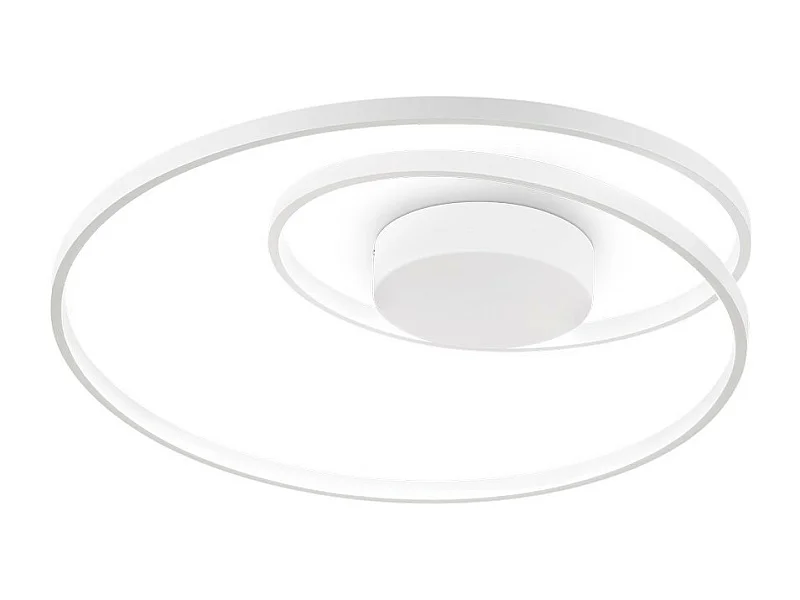 Ideal Lux OZ Dimmbare Swirl Integriertes LED Halbbündiges Licht Weiß, 3000K