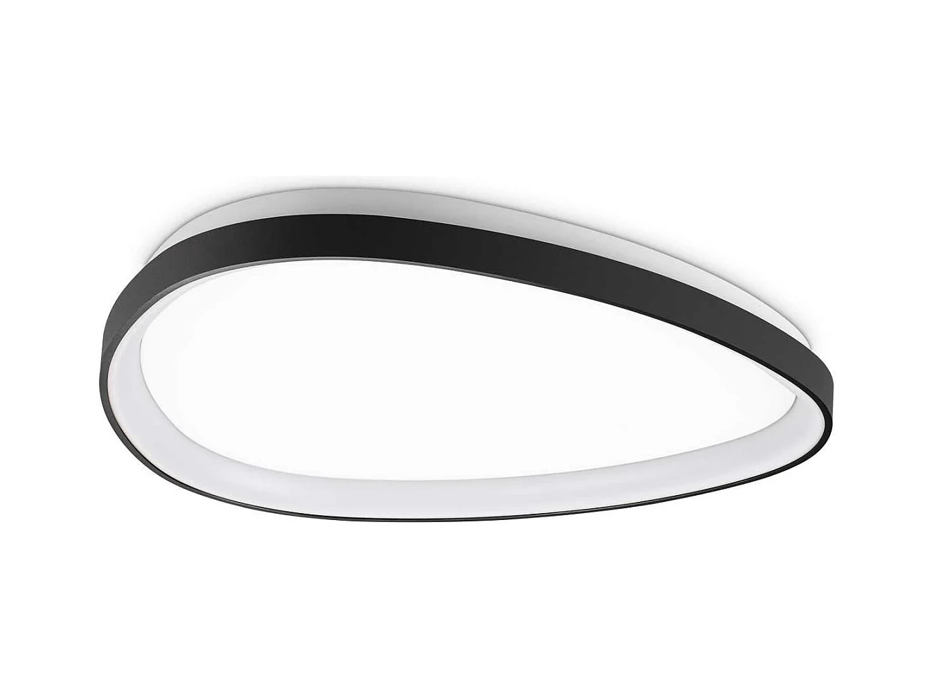 Ideal Lux GEMINI Semi-Plafonnier LED Intégré DALI 61 cm Noir 3650Lm 3000K