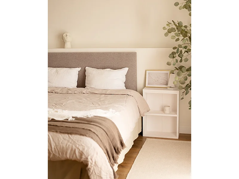 Tête de lit tapissée lisse lavande 135x60cm - HOOLA - DECOWOOD