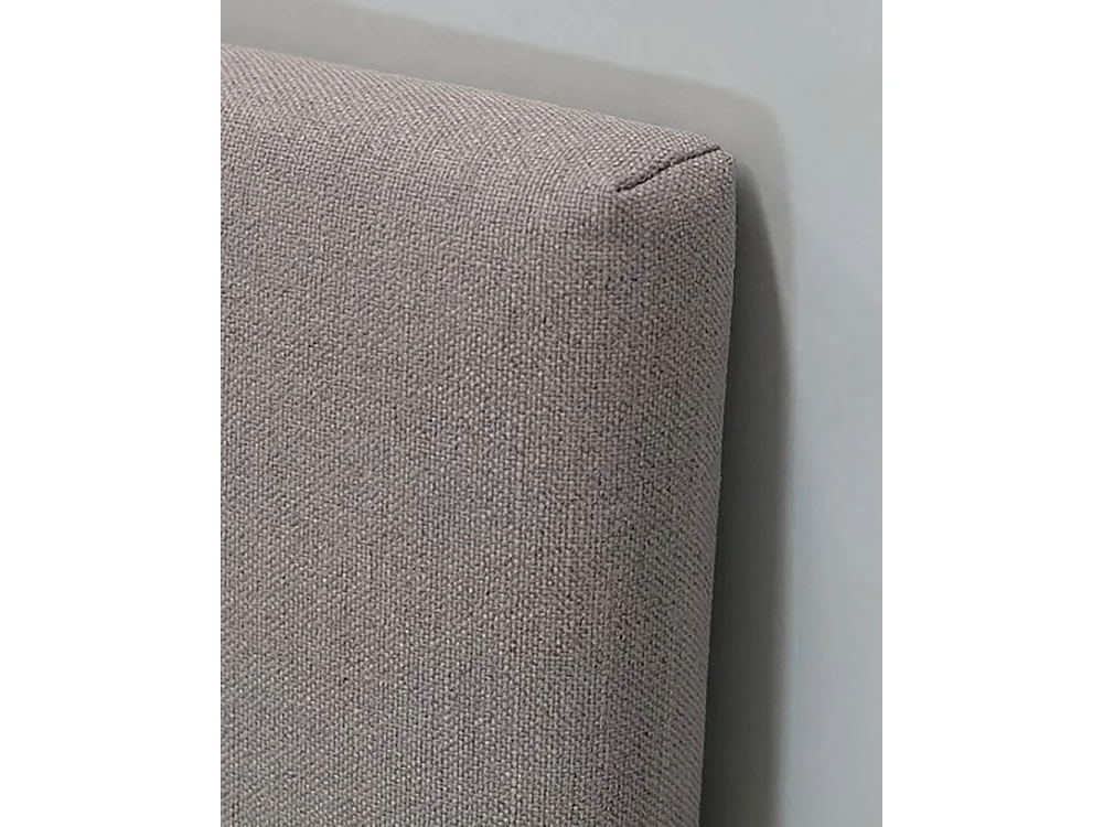 Testiera imbottita in poliestere con bottoni colore grigio 180x60cm - MIMUK - DECOWOOD