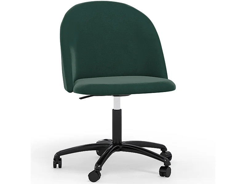 Gepolsterter Bürostuhl - Samt - Evelyne