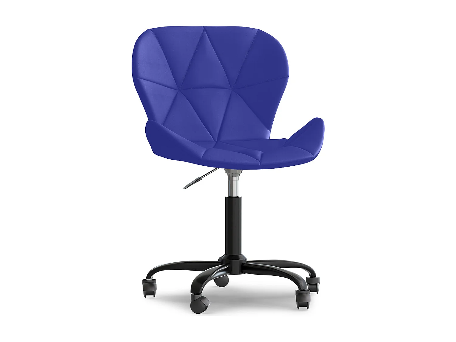 Silla De Oficina Con Ruedas - Silla De Escritorio Giratoria - Tapizada En Polipiel - Wito Estrucura Negra