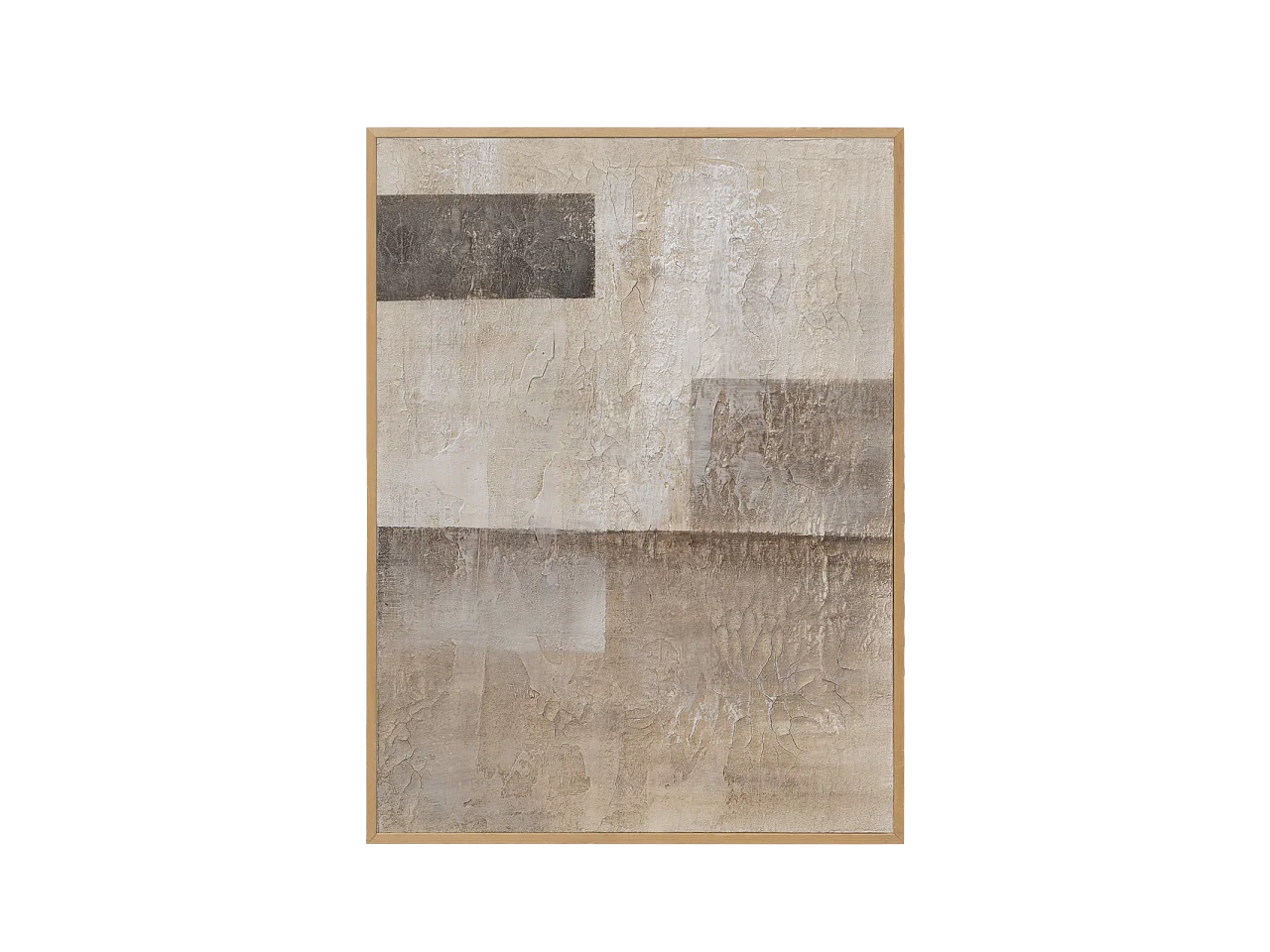 Cuadro decorativo sobre lienzo de algodón pintado artesanalmente con pintura al oleo sin marco de 80x100cm - PALERMO - DECOWOOD