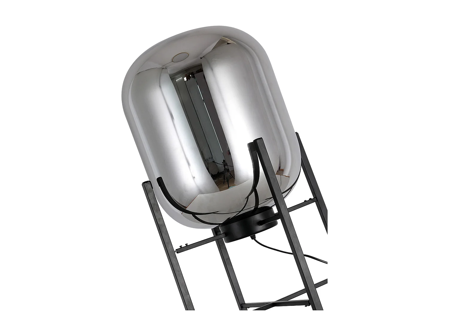 Design-Stehlampe - Wohnzimmerlampe - Groß - Grau