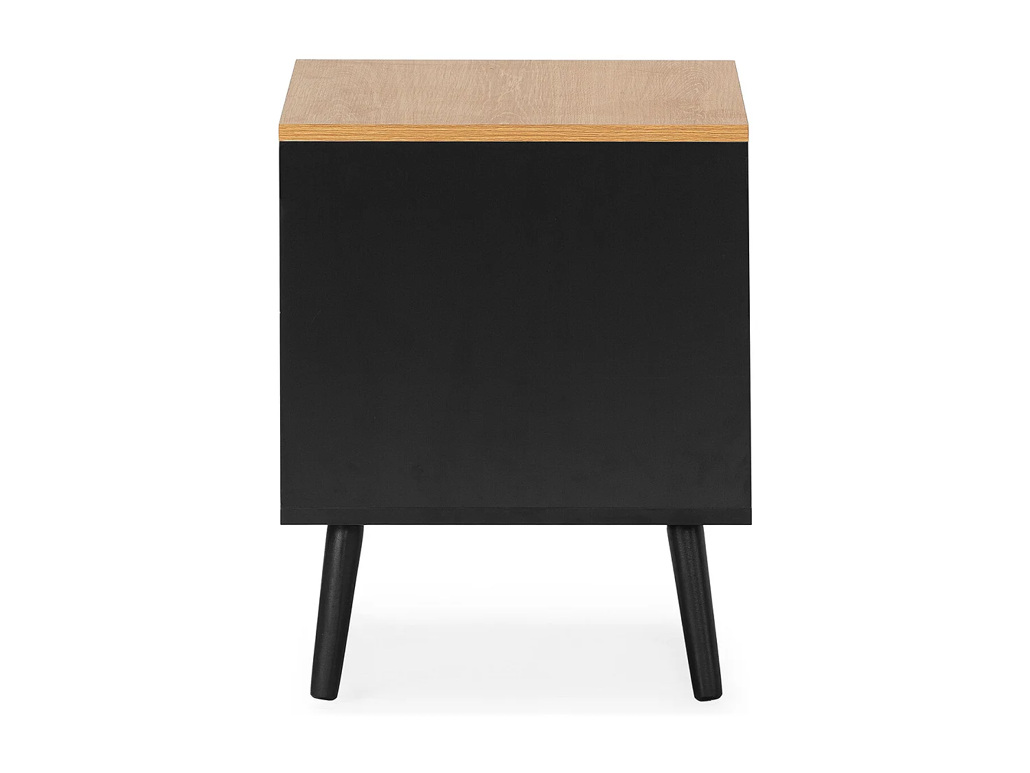 Comodino Desi 2 cassetti colore Nero