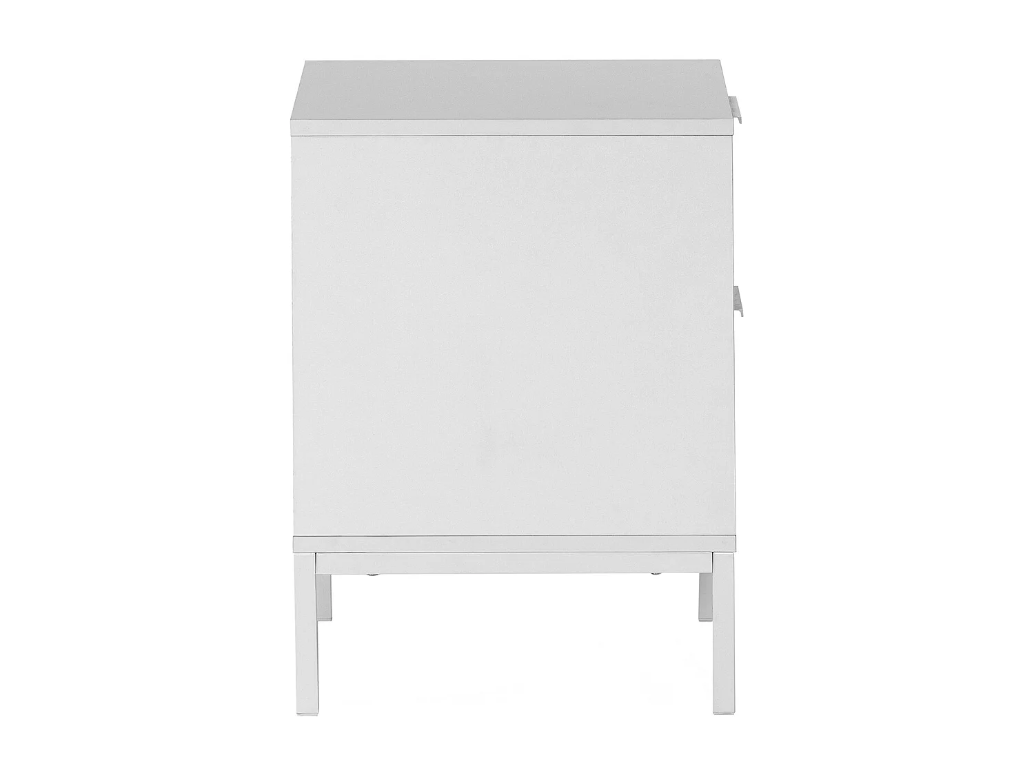 Comodino Auri 2 cassetti colore Bianco