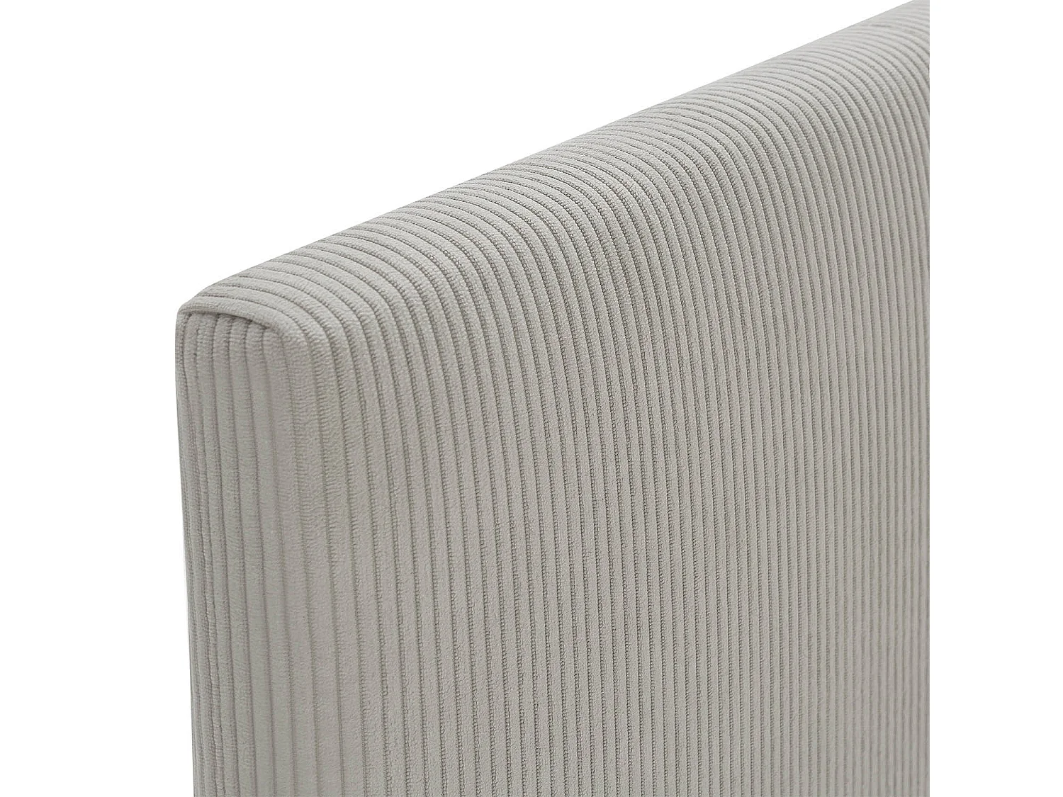 Testiera imbottita Bari 160x60 cm Grigio