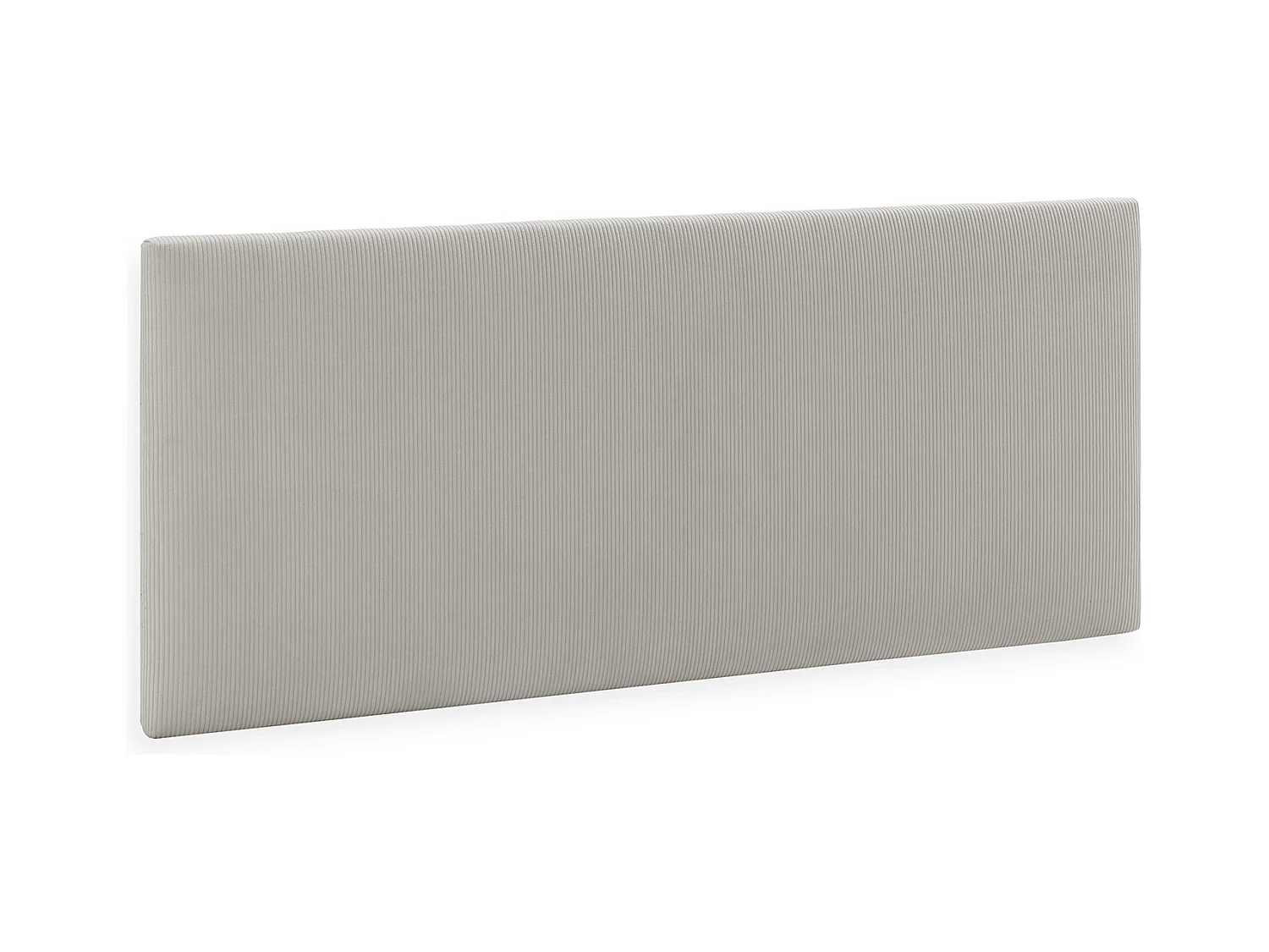 Tête de lit tapissée Bari 160x60 cm Gris