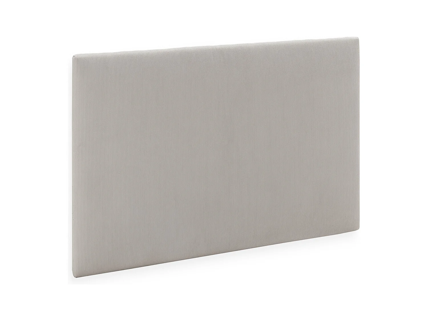 Tête de lit tapissée Bari 90x60 cm Gris