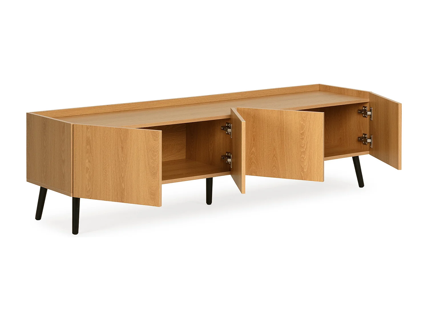 TV-Schrank Siren 4 türen Eichenfarbe