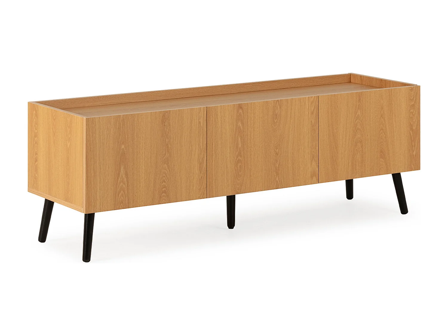 Mueble Tv Siren 3 puertas color Roble