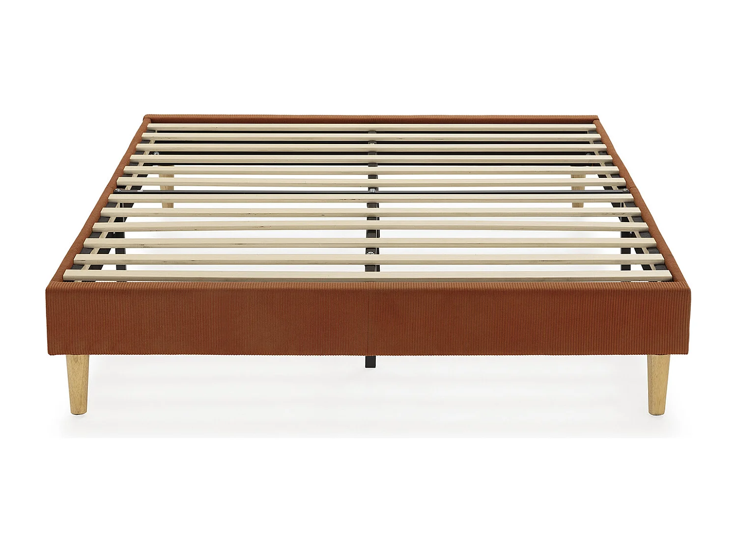 Base imbottita Bari 150x190 cm Rosso