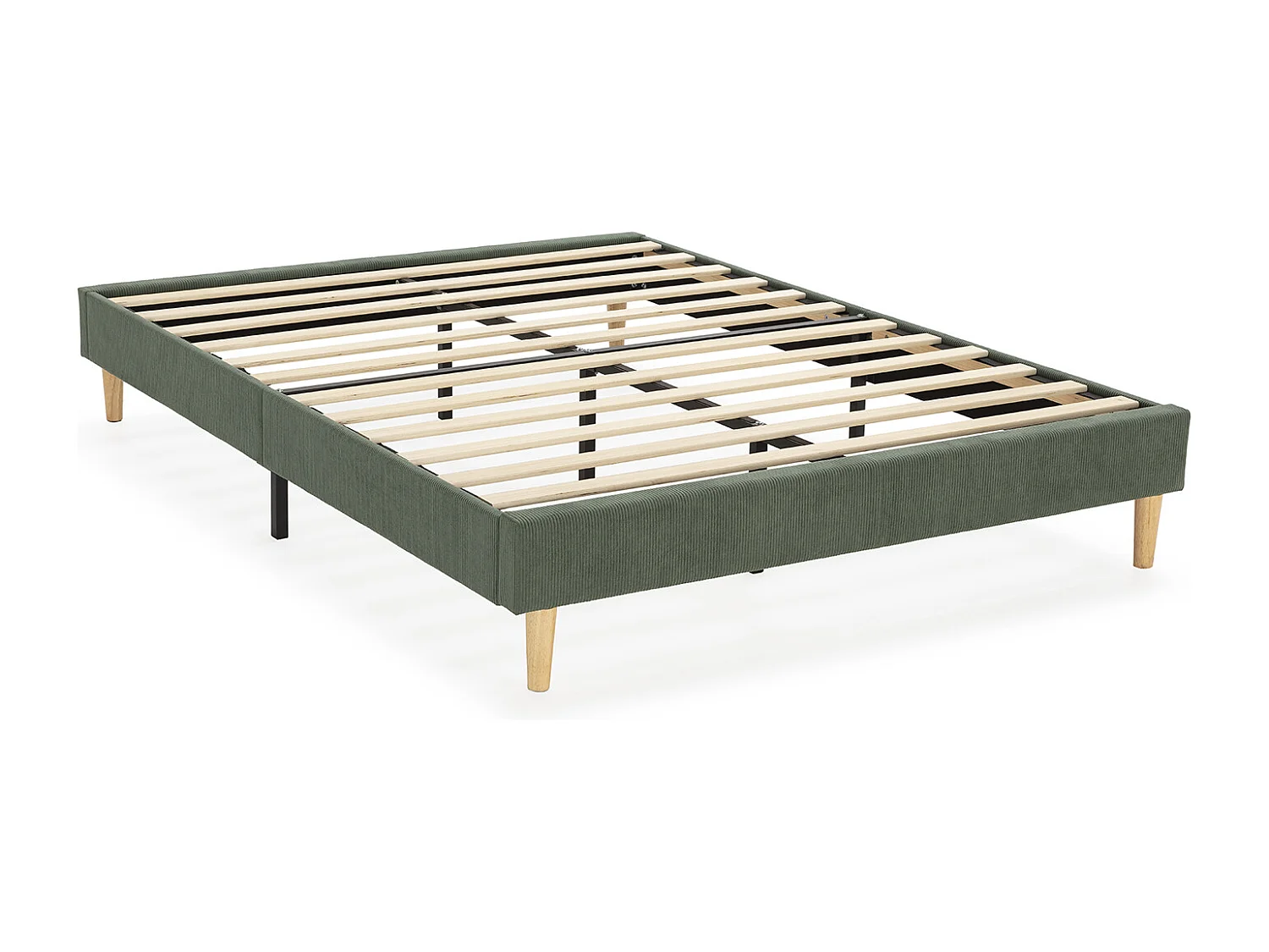 Base rembourrée Bari 140x190 cm Vert