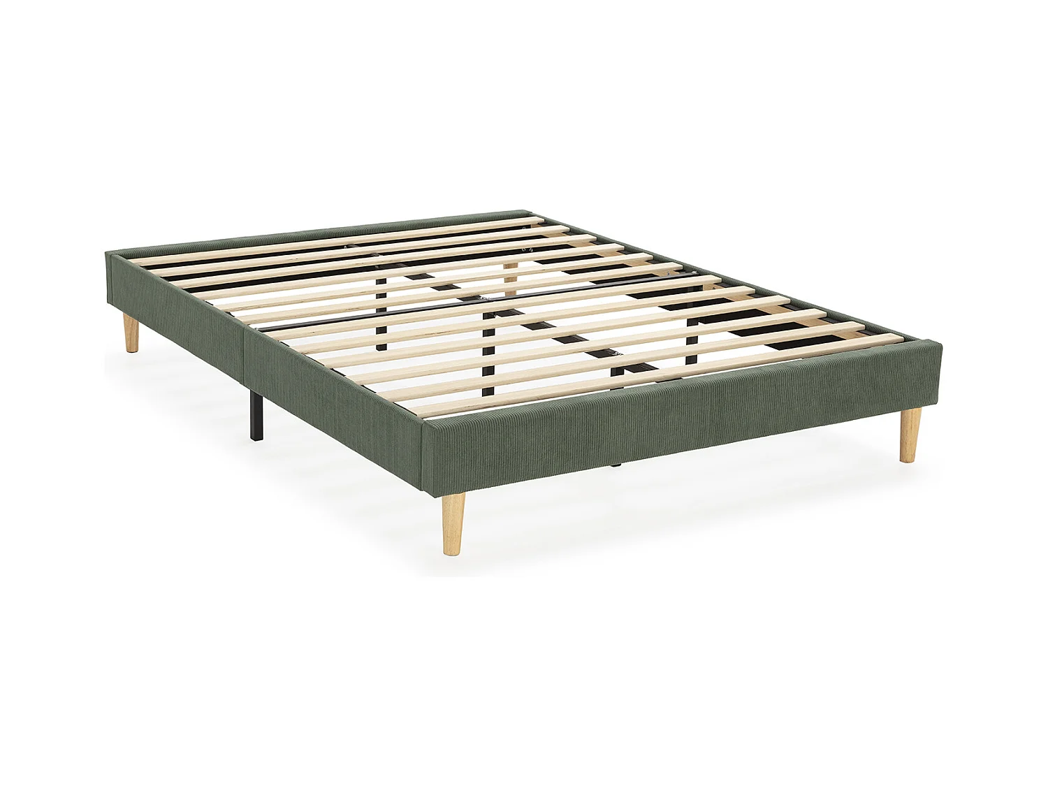 Base rembourrée Bari 140x190 cm Vert