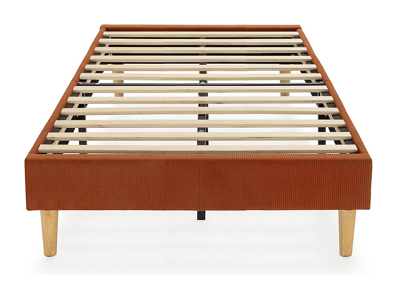 Base rembourrée Bari 90x190 cm Rouge